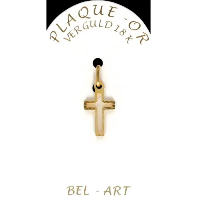 Croix Plaqué-Or - 15 X 10 mm