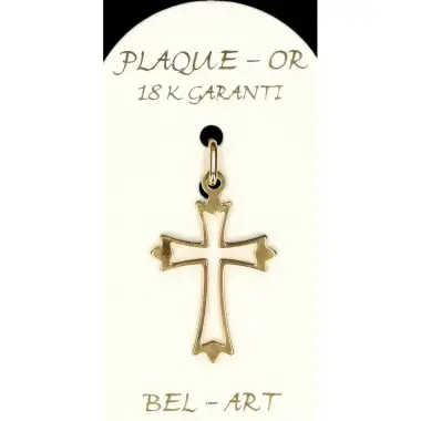 Croix Plaqué-Or - 23 X 18 mm