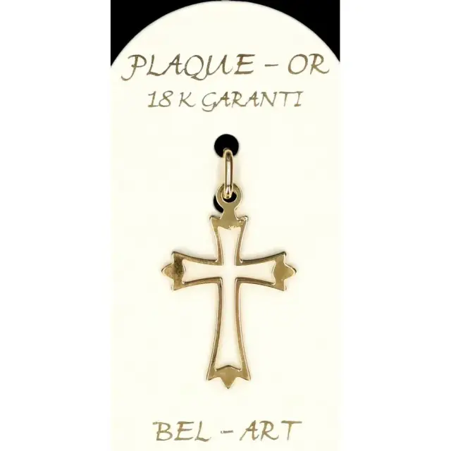 Croix Plaqué-Or - 23 X 18 mm