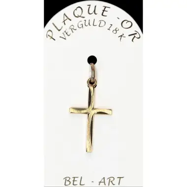 Croix Plaqué-Or - 20 X 14 mm