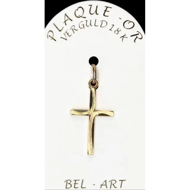 Croix Plaqué-Or - 20 X 14 mm
