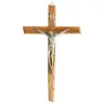 Croix Murale - 33 cm - Bois d'olivier