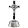 Mini-Croix St Benoît + Aimant - 4.5 cm - Métal