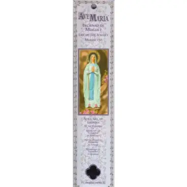 incense sticks Our Lady of Lourdes
