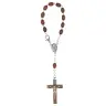 Rosary / car Natural Wood