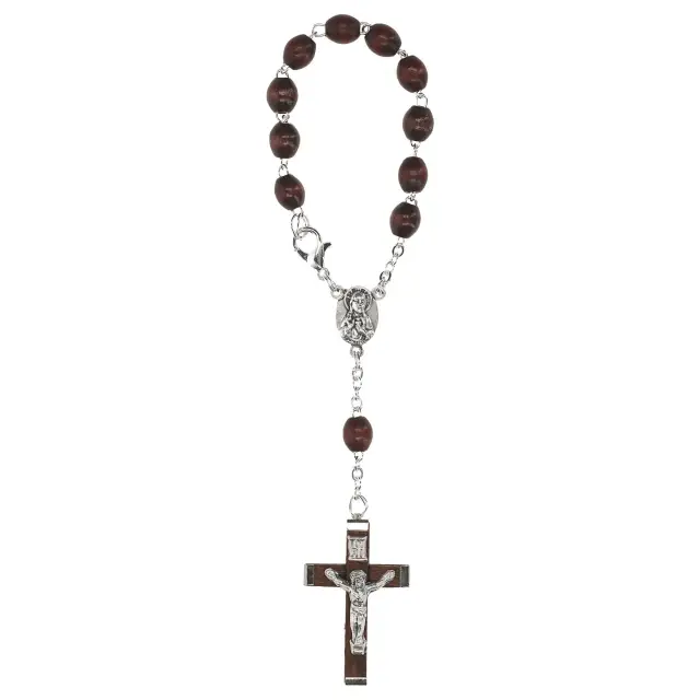 Rosary / car Wood Brown