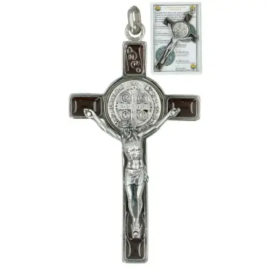 St. Benedict Cross Prayer Brown Email