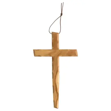 Wall Cross 17 cm Olive Wood