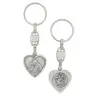 key ring St Anthony / St Christopher 25 X 24 mm