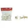 Set de 12 moutons - 7 X 6 cm