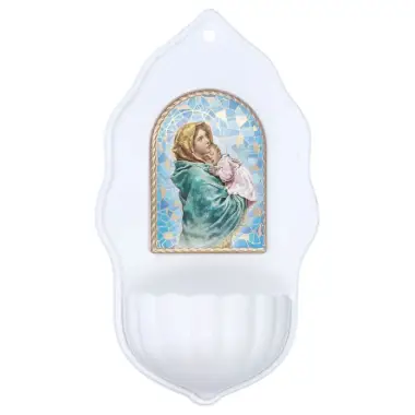 Stoup Ferruzzi Porcelain 16 x 9 cm
