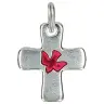Cross 16 X 13 mm Dove Red Email