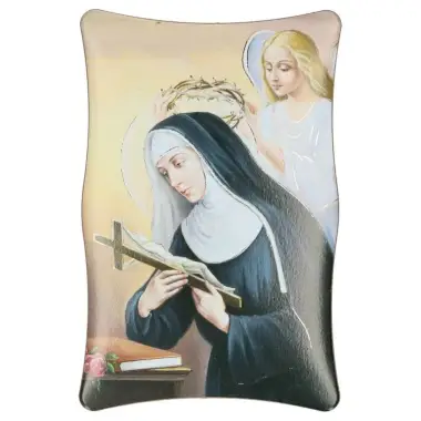 frame work 7 x H10 cm St. Rita