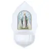 Wijwatervat Wonderbare Imit. Porselein 16 x 9 cm
