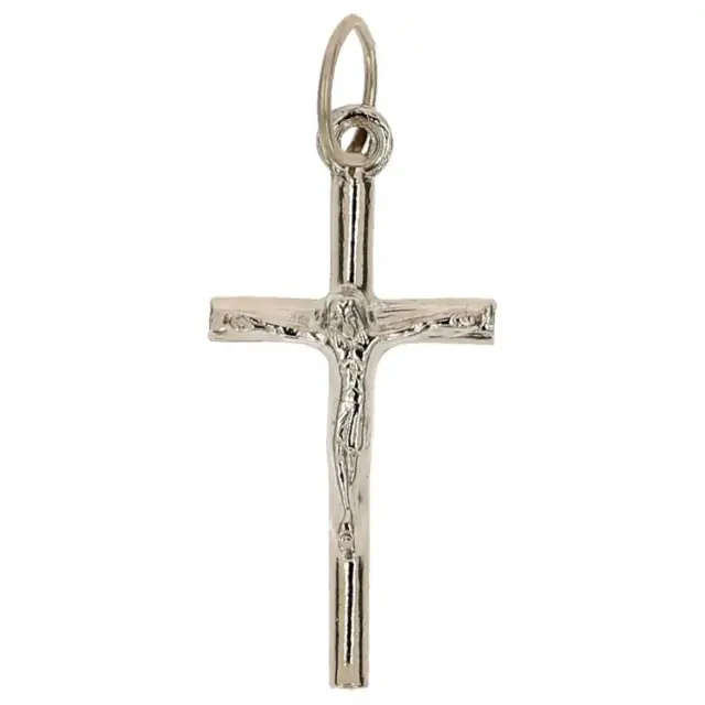 Cross 25 mm Nickel Metal