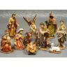 Kerstgroep van 11 figuren - 12 cm