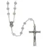 Crystal Rosary White Jewel