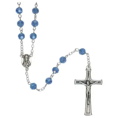 Rosary crystal Light Blue Jewel