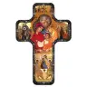 Icon 12 x 18 cm Cross Holy Family