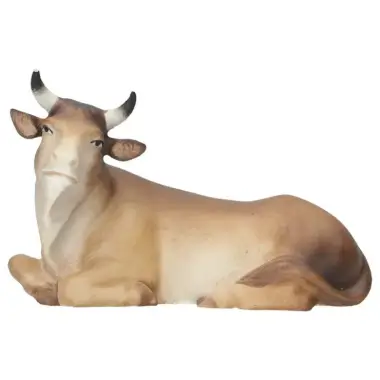 Boeuf : crèche de Noël en bois Komet 12 cm