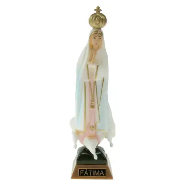 Beeld 12 cm - Fatima - Geschilderde ogen