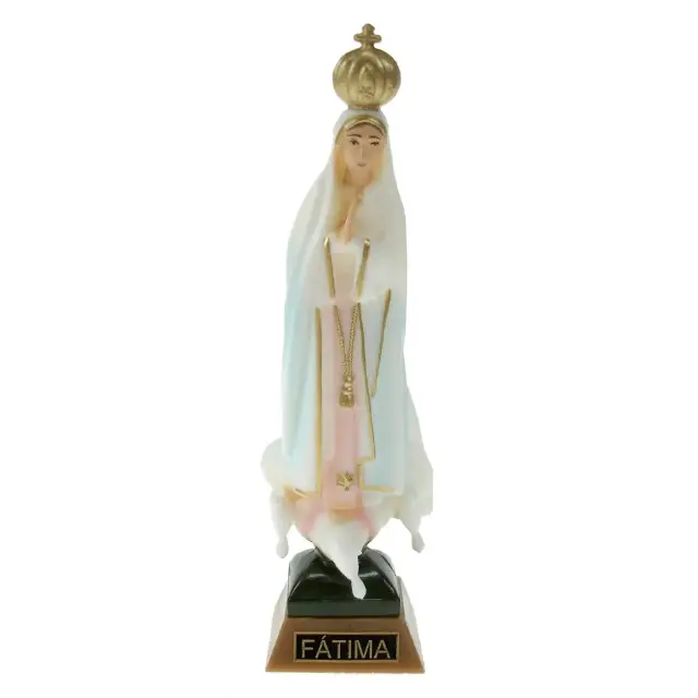 Beeld 12 cm - Fatima - Geschilderde ogen