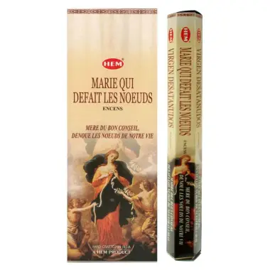 Bâtons d'encens naturels - Marie qui défait les noeuds