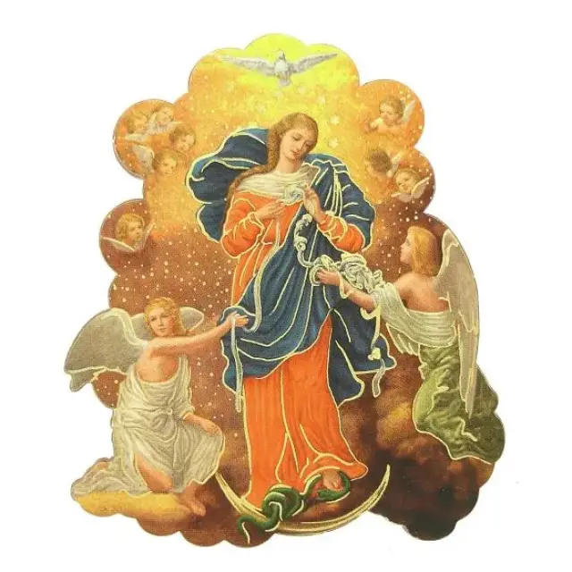 Plaque Magnétique - Marie qui défait les noeuds