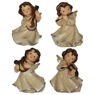 Angel musician 5 cm 4 / set 24 / box