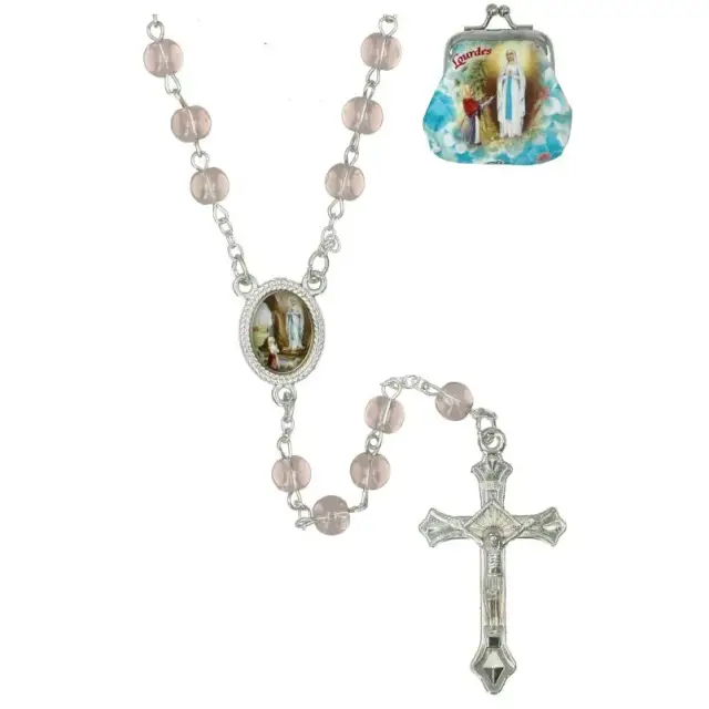 Etui + Chapelet - Apparition Lourdes
