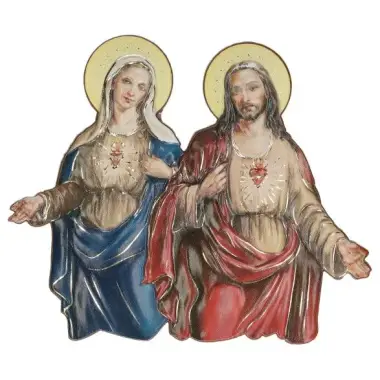 car magnet plate Sacred Heart of Jesus and Mary