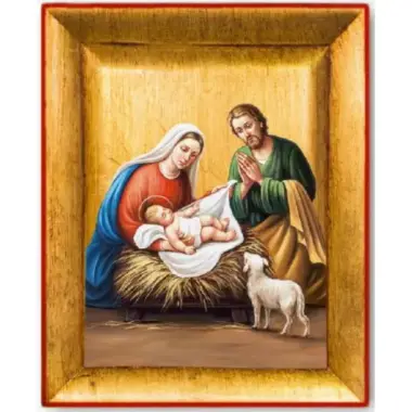 Icon 19 X 15 cm Nativity