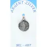 Medaille Zilver Scapulier - 14 mm