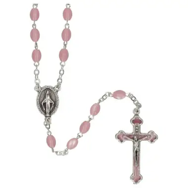 Rosary Pearl Imitation Pink