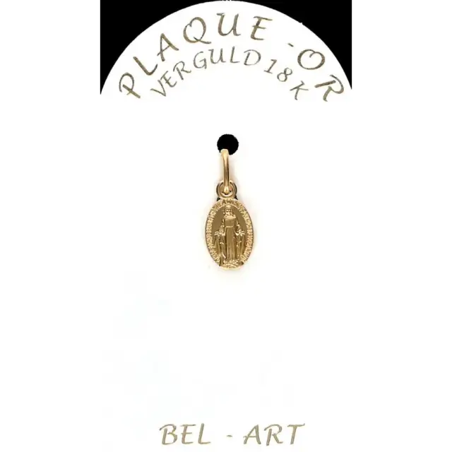 Medaille plaqué-goud - Wonderbare - 9 mm