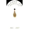 Medaille plaqué-goud - Wonderbare - 9 mm