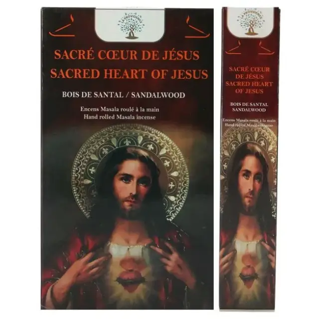 Bâtons d'encens naturels Sacré Coeur de Jésus