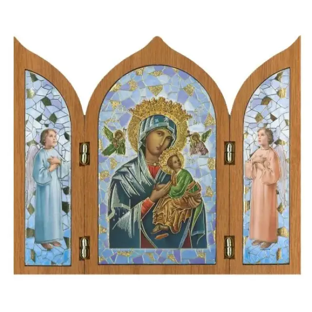 Triptyque 12 X H10 cm - Perpétuel Secours