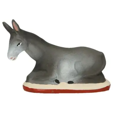 Santon Gateau 7 Cm Âne Couché