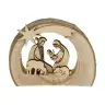 Kerstfiguur in boomschors H 6 cm x L 8 cm