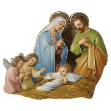 car magnet plate Nativity