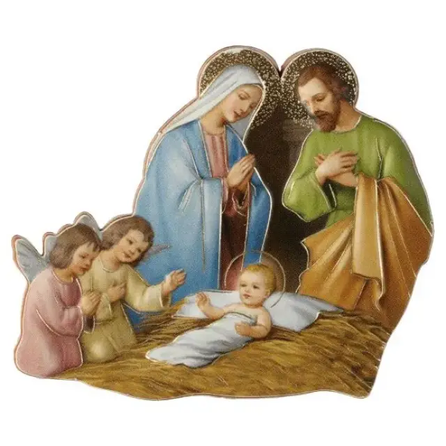 car magnet plate Nativity