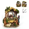Sneeuwbol met heilige familie - hoogte 12 cm - 2 modellen