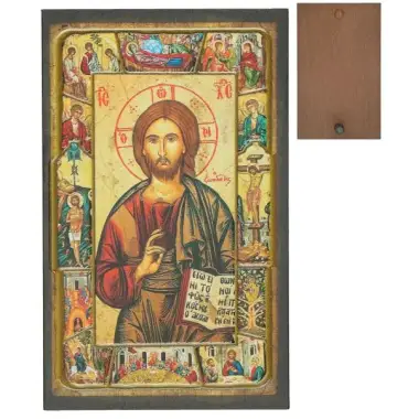 Icon 12 X 7.5 cm Pantocrator