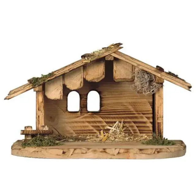 Kerststal Dolomiten V. Fig 12 Cm 36 X 19 X H22 Cm