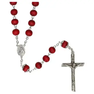 Saint Rita Rosary Rosewood perfumed