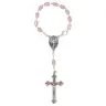 Rosary / Imit car. pearl Rose
