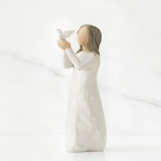 Willow Tree statues : Girl With Dove 13.5 Cm Soar