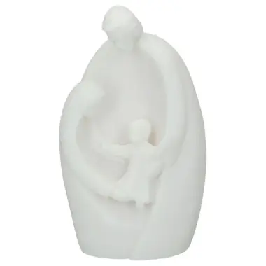 Statue 17 cm - Albâtre - Ste Famille