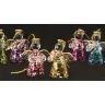 Engel 5 cm - Glas / Div. kleuren - 6 / Set